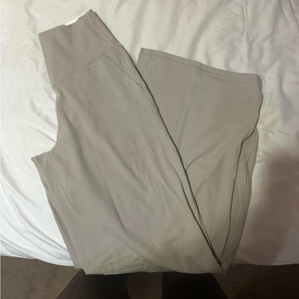 Aerie Women's Beige Wide Leg Pants